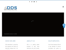 Tablet Screenshot of dds-diamonds.com